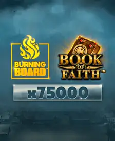 Book of Faith Burning Board